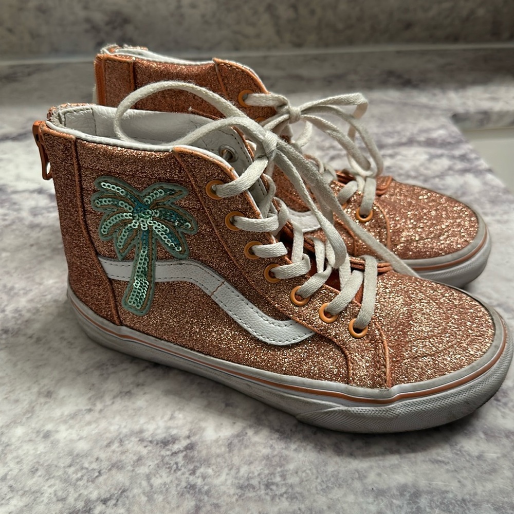 Vans Glitter Palm Tree Sk8-Hi Vans size 1